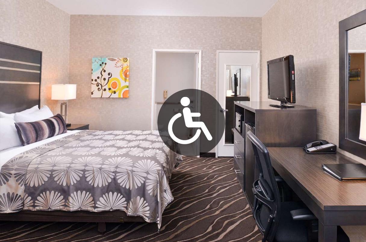 handicap accessible room