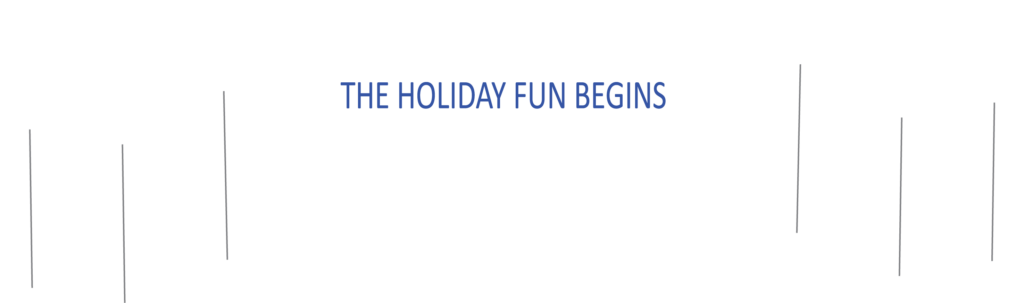 Holiday Fun begins - November13