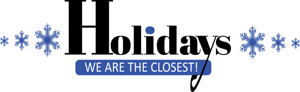 Holidays - we are the closest (graphic)